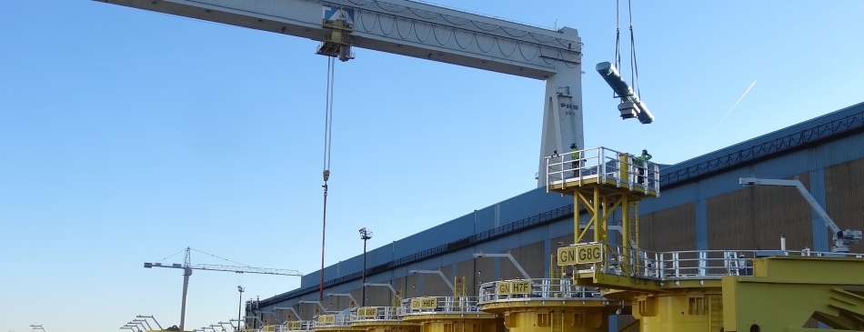 Micro Shelter Solution working on Galloper offshore windfarm radar project installation of antenna's offshore windfarm radar
